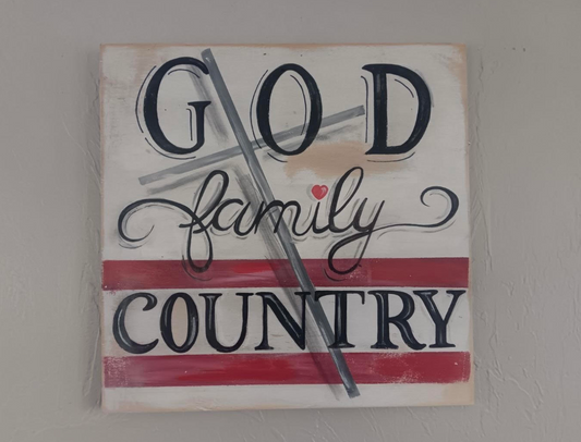 God Family Country